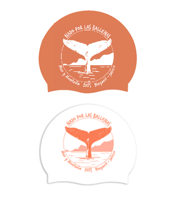 Gorra de Natación Nado por las Ballenas